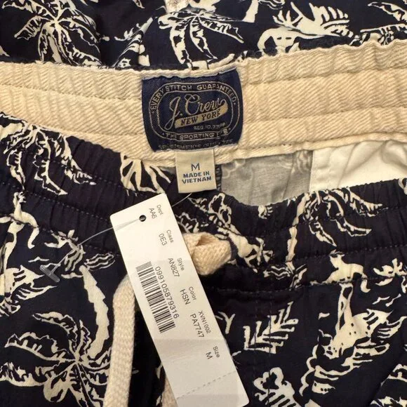J. Crew Dock Shorts in Surfer Print Size Medium NWT - Picture 4 of 5